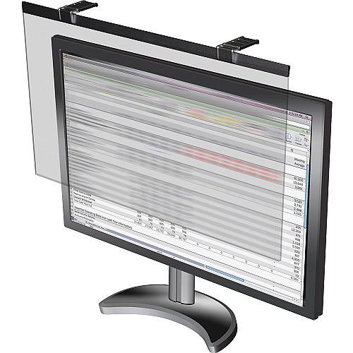 Business Source LCD Monitor Privacy Filter Black For 24" Widescreen LCD Monitor - 16:10 - Acrylic - Anti-glare - 1 Each (BSN29291)
