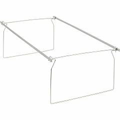 Business Source Premium File Folder Frames Legal - Metal - Stainless Steel - 6 / Box (BSN36)