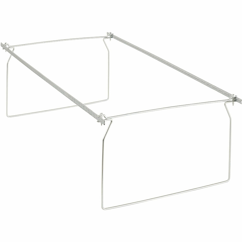 Business Source Premium File Folder Frames Legal - Metal - Stainless Steel - 6 / Box (BSN36)