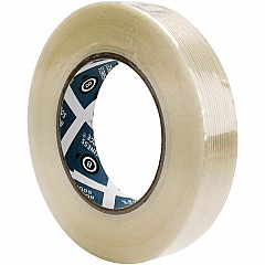 Business Source Filament Tape 60 yd Length x 1" Width - 3" Core - White - Fiberglass Filament - For Reinforcing - 1 Roll (BSN64005)