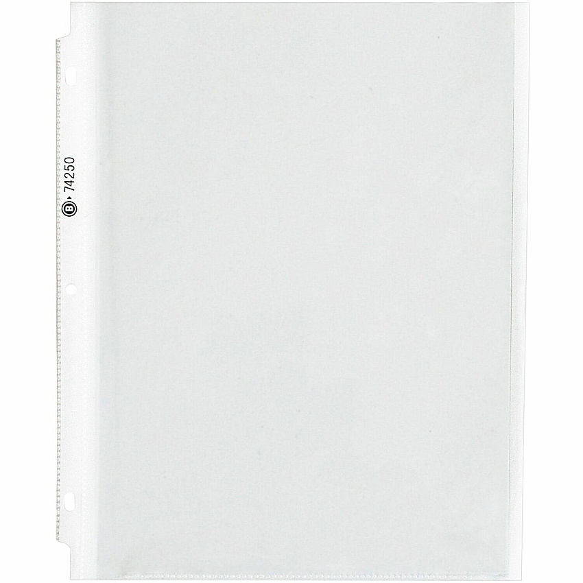 Business Source Heavy-duty Sheet Protectors 8.5" Width x 4 mil Thickness - 100 x Sheet Capacity - Ring Binder - Top Loading - Clear - 25 / Pack (BSN74250)