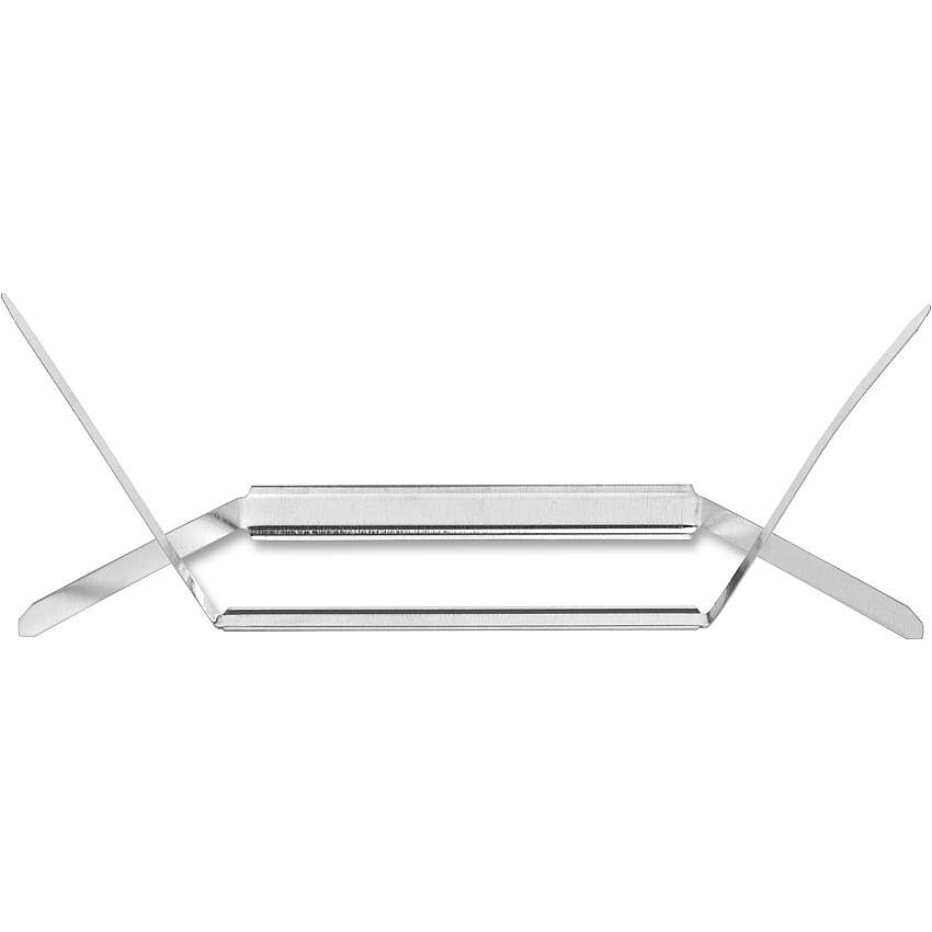 Business Source Prong Fastener Base for Paper - Silver - 100 / Box (BSNB21)