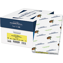 Hammermill Colors Recycled Copy Paper - Canary Legal - 8 1/2" x 14" - 20 lb Basis Weight - Jam-free - Canary - 500 Sheets per Ream - 10 / Carton (103358CT) Hammermill Colors Recycled Copy Paper - Canary Legal - 8 1/2" x 14" - 20 lb Basis Weight - Jam-free - Canary - 500 Sheets per Ream - 10 / Carton (103358CT)