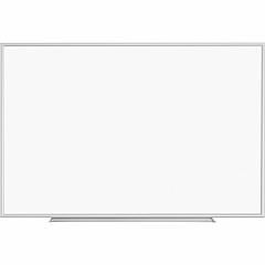 Lorell Dry-erase Board 72" (6 ft) Width x 48" (4 ft) Height - White Styrene Surface - Silver Aluminum Frame - Rectangle - 1 Each (LLR00502) Lorell Dry-erase Board 72" (6 ft) Width x 48" (4 ft) Height - White Styrene Surface - Silver Aluminum Frame - Rectangle - 1 Each (LLR00502)