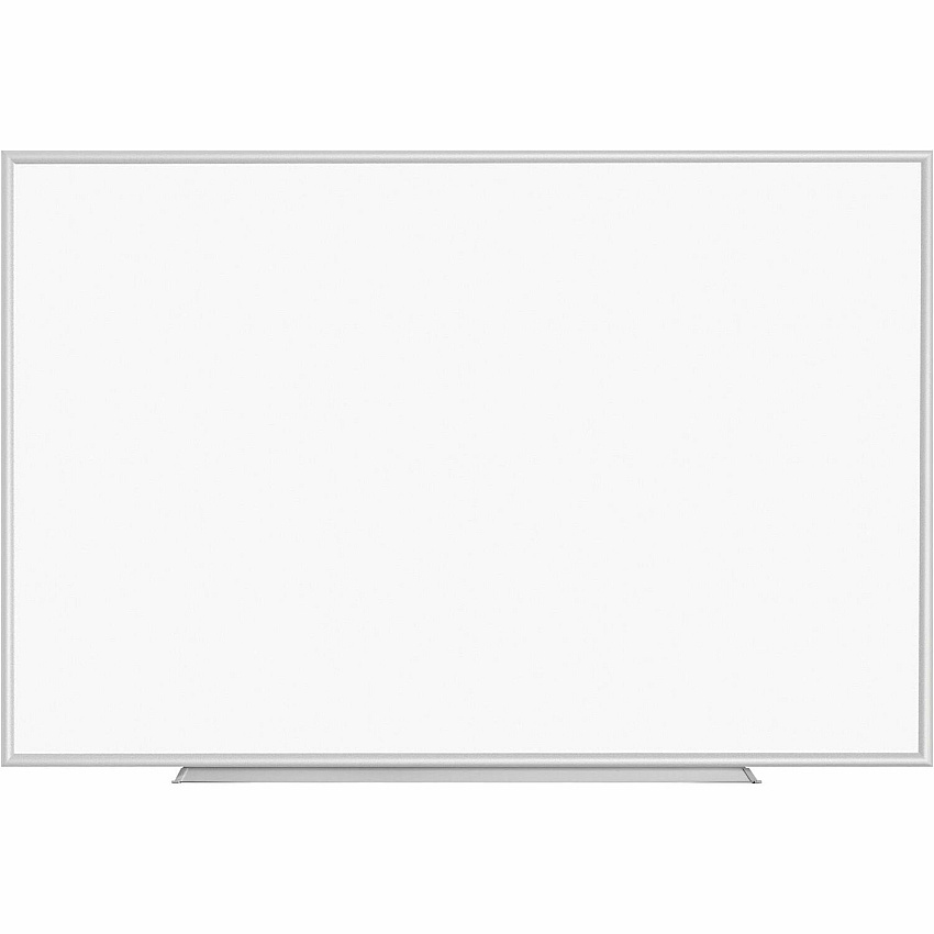 Lorell Dry-erase Board 72" (6 ft) Width x 48" (4 ft) Height - White Styrene Surface - Silver Aluminum Frame - Rectangle - 1 Each (LLR00502)