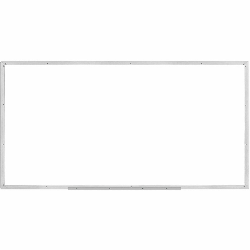 Lorell Dry-erase Board 96" (8 ft) Width x 48" (4 ft) Height - White Styrene Surface - Silver Aluminum Frame - Rectangle - 1 Each (LLR00503)
