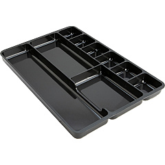 Lorell Drawer Tray Organizer 9 Compartment(s) - 1.25" Height x 14" Width x 9.38" Depth - Black - 1 Each (LLR60006)