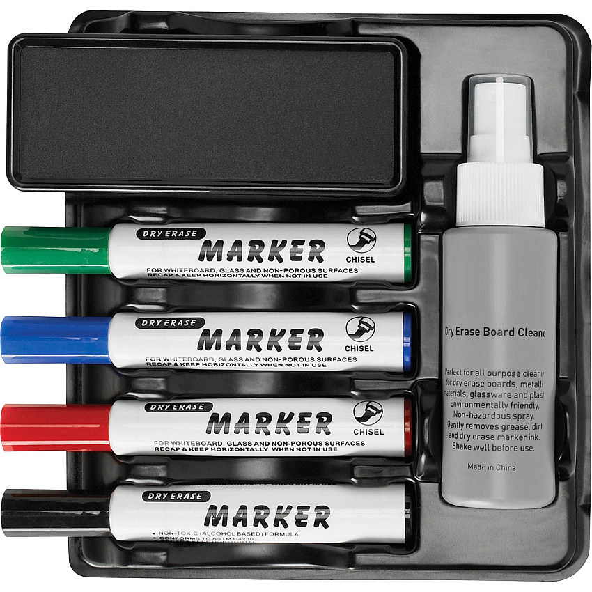 Lorell Dry-erase Marker Caddy Kit 1 Kit (LLR75628)