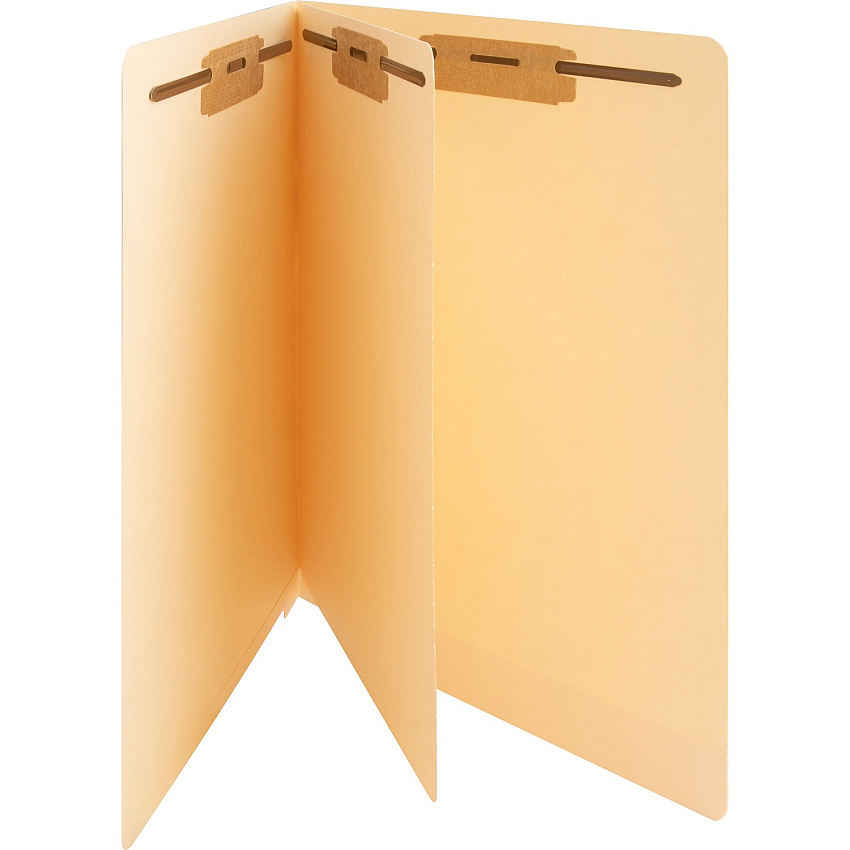 Business Source Letter Recycled Medical File Folder 8 1/2" x 11" - 3/4" Expansion - 2" Fastener Capacity - End Tab Location - 11 pt. - Off White - Divider - 10% Recycled - 40 / Box (BSN00200)