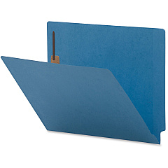 Business Source Letter Recycled Fastener Folder 8 1/2" x 11" - 2 Fastener - End Tab Location - Blue - 10% Recycled - 50 / Box (BSN17242) Business Source Letter Recycled Fastener Folder 8 1/2" x 11" - 2 Fastener - End Tab Location - Blue - 10% Recycled - 50 / Box (BSN17242)