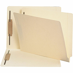 Business Source Straight Tab Cut Letter Recycled Fastener Folder 8 1/2" x 11" - 2 Fastener - 2" Fastener Capacity - End Tab Location - 14 pt. - Manila - 10% Recycled - 50 / Box (BSN17263) Business Source Straight Tab Cut Letter Recycled Fastener Folder 8 1/2" x 11" - 2 Fastener - 2" Fastener Capacity - End Tab Location - 14 pt. - Manila - 10% Recycled - 50 / Box (BSN17263)