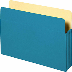 Business Source Letter Recycled File Pocket 8 1/2" x 11" - 3 1/2" Expansion - Blue - Tyvek Gusset, Durable, Reinforced Gusset - 10% Recycled - 1 Each (BSN26550) Business Source Letter Recycled File Pocket 8 1/2" x 11" - 3 1/2" Expansion - Blue - Tyvek Gusset, Durable, Reinforced Gusset - 10% Recycled - 1 Each (BSN26550)