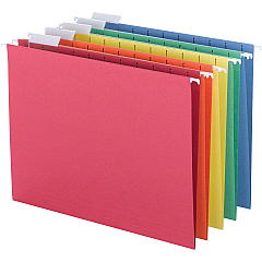 Business Source 1/5 Tab Cut Letter Recycled Hanging Folder 8 1/2" x 11" - Top Tab Location - Blue, Green, Orange, Red, Yellow - 10% Recycled - 25 / Box (BSN5215AST) Business Source 1/5 Tab Cut Letter Recycled Hanging Folder 8 1/2" x 11" - Top Tab Location - Blue, Green, Orange, Red, Yellow - 10% Recycled - 25 / Box (BSN5215AST)