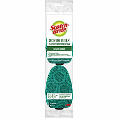Scotch-Brite Scrub Dots Dishwand Refill 3.5" Width x 4.4" Length - 2 / Pack - Green (48827) Scotch-Brite Scrub Dots Dishwand Refill 3.5" Width x 4.4" Length - 2 / Pack - Green (48827)