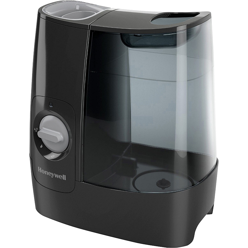 Honeywell HWM845 Warm Mist Humidifier Warm Mist - 1 gal Tank - 520 Sq. ft. - Black - 1 Each (HWM845B)