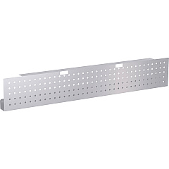 Lorell 60" Training Table Modesty Panel 54" Width x 3" Depth x 10" Height - Steel - Metallic Silver - 1 Each (LLR61632)