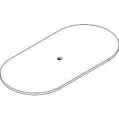 Lorell Prominence 2.0 Racetrack Conference Tabletop Espresso Racetrack, Laminated Top - 96" Table Top Width x 48" Table Top Depth x 1.50" Table Top Thickness - Conferencing - Assembly Required - Particleboard Top Material - 1 Each (LLRPRT4896ES)