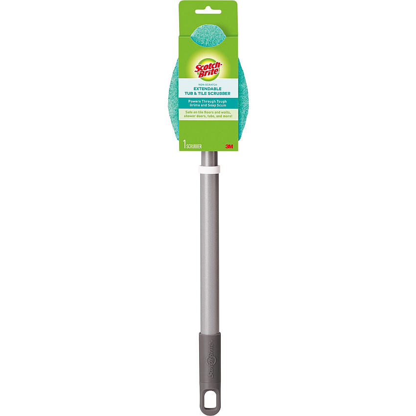 Scotch-Brite Bath Scrubber 24" Handle Length - Plastic Handle - 1 Each (549X4)