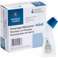 Business Source Envelope Moistener 2.20 fl oz - Blue - Fast-drying, Clog-free, Non-toxic - 4 / Pack (BSN04548) Business Source Envelope Moistener 2.20 fl oz - Blue - Fast-drying, Clog-free, Non-toxic - 4 / Pack (BSN04548)