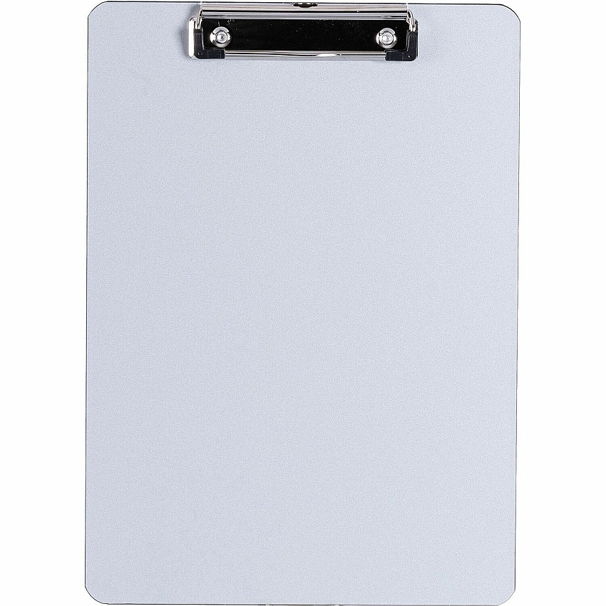 Business Source Aluminum Clipboard 8 1/2" x 11" Sheet Size - Aluminum - Silver - 1 Each (BSN49261)