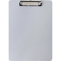 Business Source Plastic Clipboard 8 1/2" x 11" Sheet Size - Plastic - Silver - 1 Each (BSN49265) Business Source Plastic Clipboard 8 1/2" x 11" Sheet Size - Plastic - Silver - 1 Each (BSN49265)