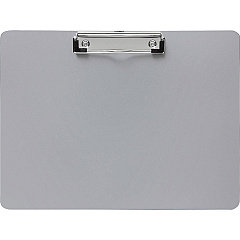 Business Source Landscape Plastic Clipboard 8 1/2" x 11" Sheet Size - Plastic - Silver - 1 Each (BSN49266) Business Source Landscape Plastic Clipboard 8 1/2" x 11" Sheet Size - Plastic - Silver - 1 Each (BSN49266)