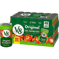 V8 Original 100% Vegetable Juice Ready-to-Drink - 5.50 fl oz (163 mL) - 48 / Carton (0882) V8 Original 100% Vegetable Juice Ready-to-Drink - 5.50 fl oz (163 mL) - 48 / Carton (0882)