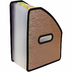 C-Line Modern Metallic Letter Expanding File 8 1/2" x 11" - 13 Pocket - Bronze - 1 Each (53316) C-Line Modern Metallic Letter Expanding File 8 1/2" x 11" - 13 Pocket - Bronze - 1 Each (53316)