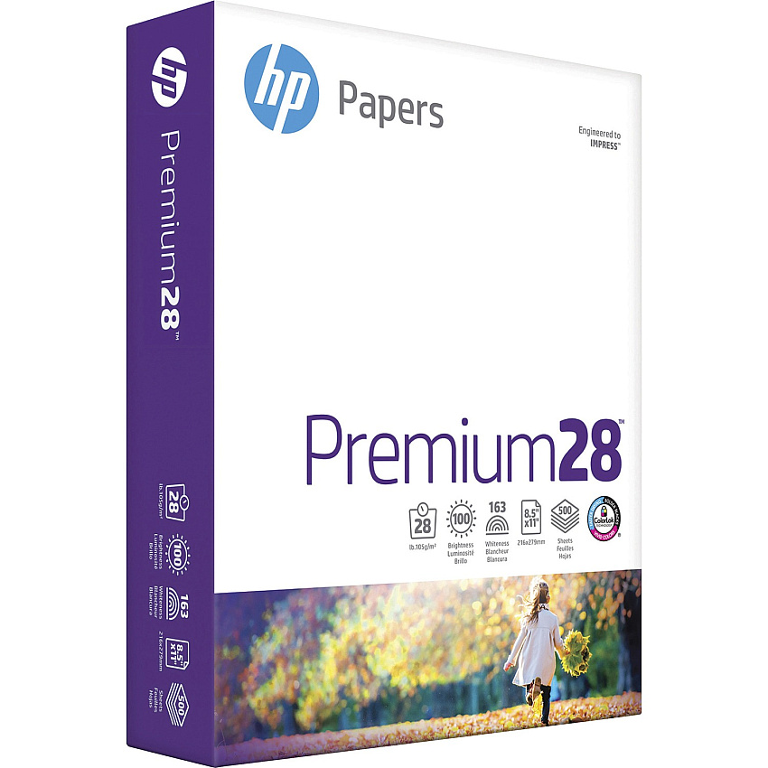 HP Papers Premium28 Laser Print Copy & Multipurpose Paper (205200)