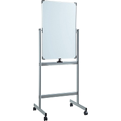 Lorell Double-sided Magnetic Whiteboard Easel 24" (2 ft) Width x 36" (3 ft) Height - White Surface - Square - Vertical - Floor Standing - Magnetic - 1 Each (LLR52567) Lorell Double-sided Magnetic Whiteboard Easel 24" (2 ft) Width x 36" (3 ft) Height - White Surface - Square - Vertical - Floor Standing - Magnetic - 1 Each (LLR52567)