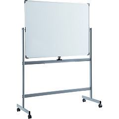 Lorell Double-sided Magnetic Whiteboard Easel 48" (4 ft) Width x 36" (3 ft) Height - White Surface - Rectangle - Floor Standing - Magnetic - 1 Each (LLR52568) Lorell Double-sided Magnetic Whiteboard Easel 48" (4 ft) Width x 36" (3 ft) Height - White Surface - Rectangle - Floor Standing - Magnetic - 1 Each (LLR52568)