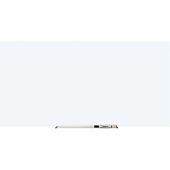 Lorell Magnetic Glass Dry-Erase Board 96" (8 ft) Width x 48" (4 ft) Height - White Glass Surface - Rectangle - Magnetic - 1 Each (LLR55661) Lorell Magnetic Glass Dry-Erase Board 96" (8 ft) Width x 48" (4 ft) Height - White Glass Surface - Rectangle - Magnetic - 1 Each (LLR55661)