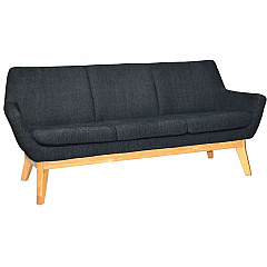 Lorell Quintessence Collection Sofa 32.8" Height x 73.3" Width x 19.8" Length - Finish: Black - 1 Each (LLR68960) Lorell Quintessence Collection Sofa 32.8" Height x 73.3" Width x 19.8" Length - Finish: Black - 1 Each (LLR68960)