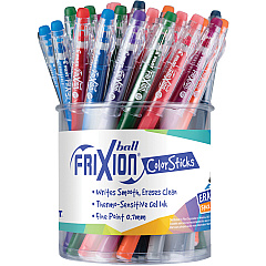 Pilot FriXion ColorStix Ballpoint Pen Medium Pen Point - Erasable - Gel-based - 48 / Display Box (57087)