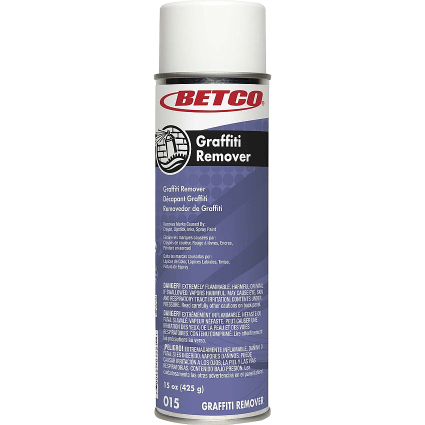 Betco Graffiti Remover Ready-To-Use - 15 fl oz (0.5 quart) - Fast Acting - Clear - 1 Each (0152300)
