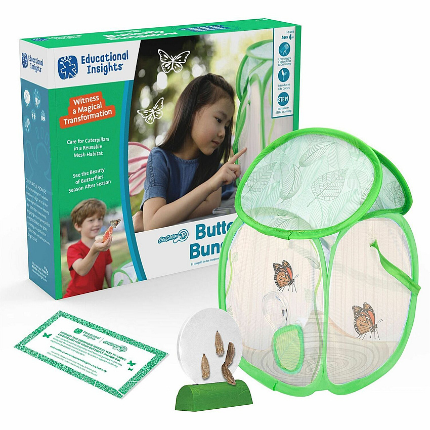 Educational Insights GeoSafari Jr. Butterfly Bungalow STEM Toy - Theme/Subject: Learning - 4-10 Year - Multi - 1 Each (5085)