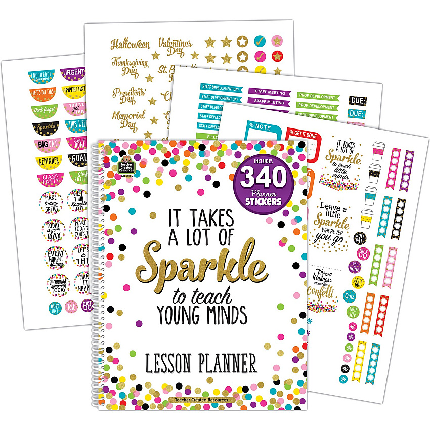 Teacher Created Resources Confetti Lesson Planner (2152)