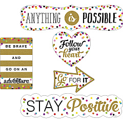 Teacher Created Resources Confetti Positive Accents Residue-free, Write on/Wipe off - Multicolor - 1 Pack (77326) Teacher Created Resources Confetti Positive Accents Residue-free, Write on/Wipe off - Multicolor - 1 Pack (77326)