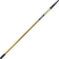 Ettore REA-C-H 3-section Extension Pole 18 ft Length - Gold - Anodized Aluminum - 1 Each (1692)