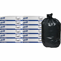 Genuine Joe Heavy-Duty Trash Can Liners 60 gal Capacity - 56" Length x 39" Width x 1.50 mil (38 Micron) Thickness - Low Density - Black - Plastic Resin - Waste, Debris, Can - 50/Box - 96 / Pallet (GJO01535PL) Genuine Joe Heavy-Duty Trash Can Liners 60 gal Capacity - 56" Length x 39" Width x 1.50 mil (38 Micron) Thickness - Low Density - Black - Plastic Resin - Waste, Debris, Can - 50/Box - 96 / Pallet (GJO01535PL)