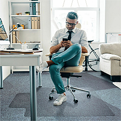 Floortex Polycarbonate Lipped Chair Mat for Carpets up to 1/2" - 35" x 47" 47" Length x 35" Width x 0.085" Depth x 0.085" Thickness - Lip Size 20" Length x 10" Width - Lipped - Polycarbonate - Clear - 1 Each - TAA Compliant (FC118923LR) Floortex Polycarbonate Lipped Chair Mat for Carpets up to 1/2" - 35" x 47" 47" Length x 35" Width x 0.085" Depth x 0.085" Thickness - Lip Size 20" Length x 10" Width - Lipped - Polycarbonate - Clear - 1 Each - TAA Compliant (FC118923LR)