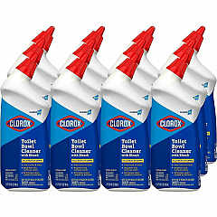 CloroxPro™ Toilet Bowl Cleaner with Bleach For Multipurpose - Gel - 24 fl oz (0.8 quart) - Fresh Scent - Recommended For: Stain Remover, Bacteria Remover, Odor Remover, Germs Remover - Disinfectant, Deodorize - Clear - 2 / Pallet (00031PL) CloroxPro™ Toilet Bowl Cleaner with Bleach For Multipurpose - Gel - 24 fl oz (0.8 quart) - Fresh Scent - Recommended For: Stain Remover, Bacteria Remover, Odor Remover, Germs Remover - Disinfectant, Deodorize - Clear - 2 / Pallet (00031PL)