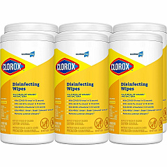 CloroxPro™ Disinfecting Wipes For Multipurpose - Ready-To-Use - Wipe - Lemon Fresh Scent - Recommended For: Virus Remover, Bacteria Remover, Germs Remover - Bleach-free, Pre-moistened, Phosphorous-free, Easy Tear, Easy to Use, Antibacteria (15948PL) CloroxPro™ Disinfecting Wipes For Multipurpose - Ready-To-Use - Wipe - Lemon Fresh Scent - Recommended For: Virus Remover, Bacteria Remover, Germs Remover - Bleach-free, Pre-moistened, Phosphorous-free, Easy Tear, Easy to Use, Antibacteria (15948PL)