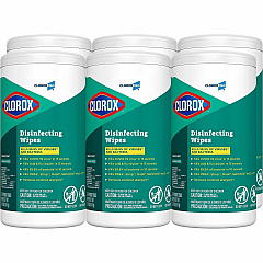 CloroxPro™ Disinfecting Wipes For Multi Surface, Glass, Mirror - Ready-To-Use - Wipe - Fresh Scent - Recommended For: Virus Remover, Bacteria Remover, Germs Remover - Easy Tear, Pre-moistened, Bleach-free, Phosphorous-free, Easy to Use, An (15949BD) CloroxPro™ Disinfecting Wipes For Multi Surface, Glass, Mirror - Ready-To-Use - Wipe - Fresh Scent - Recommended For: Virus Remover, Bacteria Remover, Germs Remover - Easy Tear, Pre-moistened, Bleach-free, Phosphorous-free, Easy to Use, An (15949BD)