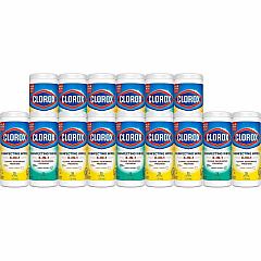 Clorox Disinfecting Cleaning Wipes Value Pack For Multi Surface, Multipurpose - Ready-To-Use - Wipe - Recommended For: Germs Remover, Soap Scum Remover, Grease Remover, Grime Remover, Bacteria Remover, Pet Dander Remover, Debris Remover, Pollen (30112PL) Clorox Disinfecting Cleaning Wipes Value Pack For Multi Surface, Multipurpose - Ready-To-Use - Wipe - Recommended For: Germs Remover, Soap Scum Remover, Grease Remover, Grime Remover, Bacteria Remover, Pet Dander Remover, Debris Remover, Pollen (30112PL)
