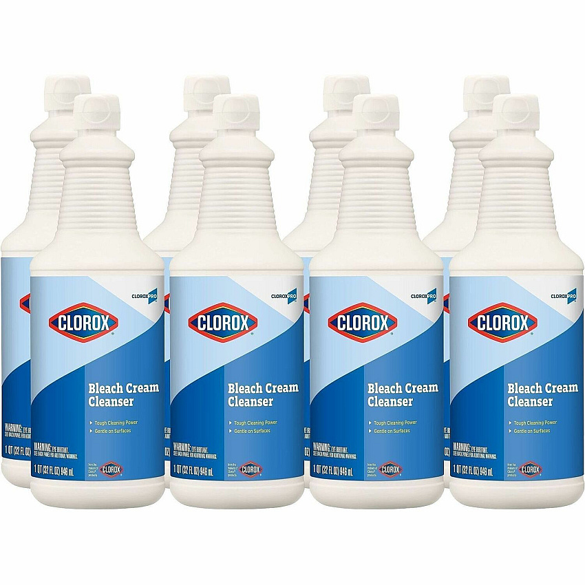 CloroxPro™ Clorox&reg; Bleach Cream Cleanser 32 fl oz (1 quart) - Clear - 32 / Bundle (30613BD)