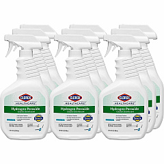 Clorox Healthcare Hydrogen Peroxide Cleaner Disinfectant Spray For Multi Surface, Multipurpose - Liquid - 32 fl oz (1 quart) - Recommended For: Bacteria Remover, Fungi Remover, Virus Remover, Germs Remover, Odor Remover - Bleach-free, Disinfecta (30828PL) Clorox Healthcare Hydrogen Peroxide Cleaner Disinfectant Spray For Multi Surface, Multipurpose - Liquid - 32 fl oz (1 quart) - Recommended For: Bacteria Remover, Fungi Remover, Virus Remover, Germs Remover, Odor Remover - Bleach-free, Disinfecta (30828PL)