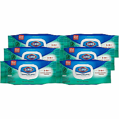 Clorox Disinfecting Cleaning Wipes Flex Pack For Multi Surface, Multipurpose - Wipe - Fresh Scent - Recommended For: Bacteria Remover, Virus Remover, Grease Remover, Soap Scum Remover, Grime Remover - Bleach-free, Antibacterial - White - 75/Pack (31430BD) Clorox Disinfecting Cleaning Wipes Flex Pack For Multi Surface, Multipurpose - Wipe - Fresh Scent - Recommended For: Bacteria Remover, Virus Remover, Grease Remover, Soap Scum Remover, Grime Remover - Bleach-free, Antibacterial - White - 75/Pack (31430BD)