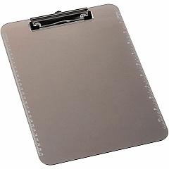 Business Source Flat Clip Plastic Clipboard 9" x 12" Sheet Size - Plastic - Smoke - 6 / Bundle (BSN01870BD) Business Source Flat Clip Plastic Clipboard 9" x 12" Sheet Size - Plastic - Smoke - 6 / Bundle (BSN01870BD)