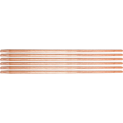 Ettore Floor Squeegee Wooden Pole Handle 54" Length x 1" Diameter - Natural - Wood - 6 / Carton (1628CT)